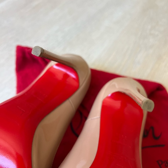 Christian Louboutin So Kate 120mm Pumps Patent Blush Leather - Picture 12 of 12